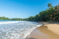 Punta Uva beach in Costa Rica, wild and beautiful caribbean coast Royalty Free Stock Photo