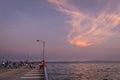 Puntarenas beach tourist pier attraction pacific of Costa Rica