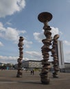 Punti di vista (Points of view) sculpture by Tony Cragg in Turin
