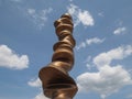 Punti di vista (Points of view) sculpture by Tony Cragg in Turin