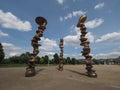 Punti di vista (Points of view) sculpture by Tony Cragg in Turin