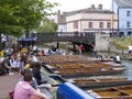 Punting boats