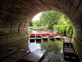 Punting in Oxford, England Royalty Free Stock Photo