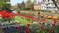 Punting on the River Stour in Canterbury, Kent Royalty Free Stock Photo