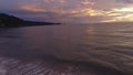 Punto de vista del mar en el atardecer/Point of view of the sea at sunset