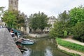 Punts, Cherwell river, Magdalen Bridge, Oxford Royalty Free Stock Photo