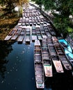 Punts on the Thames in Oxford Royalty Free Stock Photo