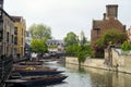 Punts on river Cam