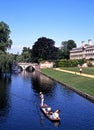 Punts on the River Cam, Cambridge.