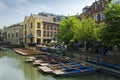 Punts on river Cam