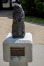 Wooden statue of Punxsutawney Phil Royalty Free Stock Photo