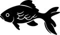 pupfish Black Silhouette Generative Ai Royalty Free Stock Photo