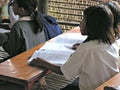 Pupils in classroom - Cambodia