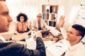 Pupils Studying a English Language in Classroom Royalty Free Stock Photo