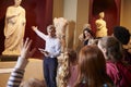 Pupils And Teacher On School Field Trip To Museum With Guide Royalty Free Stock Photo