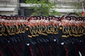 Pupils of the Tver Military Suvorov School for the dress rehearsal for the Red Square in honor of the Victory Day