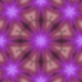 Puple neon lights Concentric Mandala Kaleidoscopic design