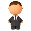 Puppet businessman Royalty Free Stock Photo