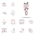 puppet icon. handdraw icons universal set for web and mobile