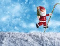 Puppet Santa Claus for merry xmas Royalty Free Stock Photo