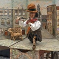 Puppet show ` Poor violinist` .