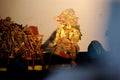 Puppet show wayang Kulit, a highly popular in Java Royalty Free Stock Photo