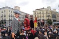 Puppet street show in Madrid