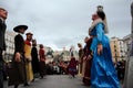 Puppet street show in Madrid