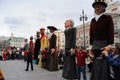 Puppet street show in Madrid