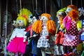 Puppets and marionettes for sale in Prague, Czech Republic, Europe