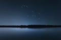Puppis star constellation, Night sky, Cluster of stars, Deep space, Poop Deck constellation Royalty Free Stock Photo