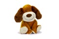 Puppy baby stuffed toy with shadow Royalty Free Stock Photo