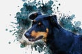 Puppy Doberman Pinscher. Pets.