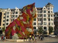 Puppy, the dog of the Guggenheim museum, Bilbao, Spain Royalty Free Stock Photo