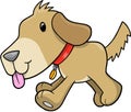 Puppy Dog Vector Illustration