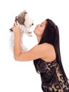 Puppy kiss Royalty Free Stock Photo