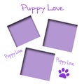 Puppy love scrapbook