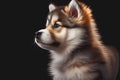 Puppy Malamute dog