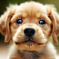 Puppy nose macro shot (blurred background) Royalty Free Stock Photo