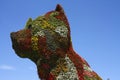 Puppy sculpture by Jeff Koons. Guggenheim Bilbao Royalty Free Stock Photo