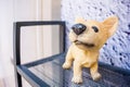 Puppy statue Royalty Free Stock Photo