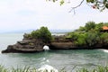 Pura Batu Bolong and hole of rock formation around Tanah Lot Temple complex in Bali