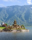 Pura Bratan floating temple, Bedugul, Bali, Indonesia