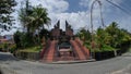 Pura Giri Natha Hindu& x27;s Temple in Balikpapan front Royalty Free Stock Photo