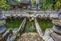 Holy waters at Pura Goa Gajah temple. Located on the island of Bali near Ubud, in Indonesia
