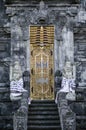 Pura Goa Lawah hindu temple exterior detail in bali indonesia Royalty Free Stock Photo