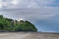 Pura Rambut Siwi temple overhanging the sea