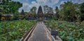 Pura Taman Saraswati, also known as the Ubud Water Palace, is a Balinese Hindu temple in Ubud, Bali, Indonesia. Royalty Free Stock Photo