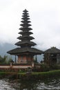 Pura Ulun Danu Beratan in Bali, Indonesia, is where the sacrificial ceremony of the water goddess Devi Danu is held.