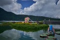 Pura Ulun Danu Beratan which is a major Hindu Shaivite temple in Bali , Indonesia Royalty Free Stock Photo